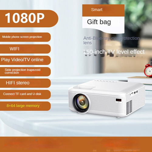 Proyector Portátil Mini Projector 1080p