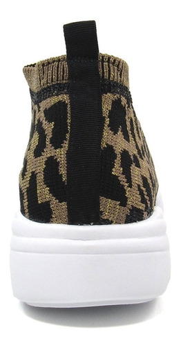 tenis meia vizzano animal print