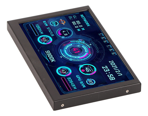 Monitor De Datos De Cpu Para Pc, Usb C Tipo C De 5 Pulgadas