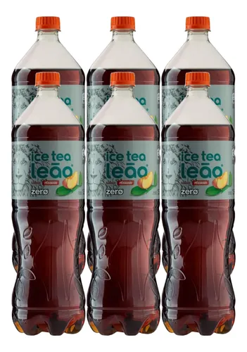 comprar Chá Ice Tea Leão Pêssego Zero 1,5l Cu002F 6 Unidades
