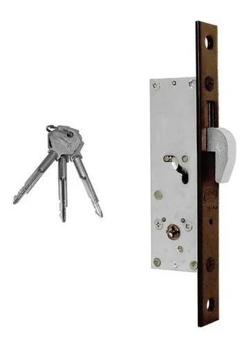 Cerradura Chapa Puerta Corrediza Aluminio Phillips 455 Cafe