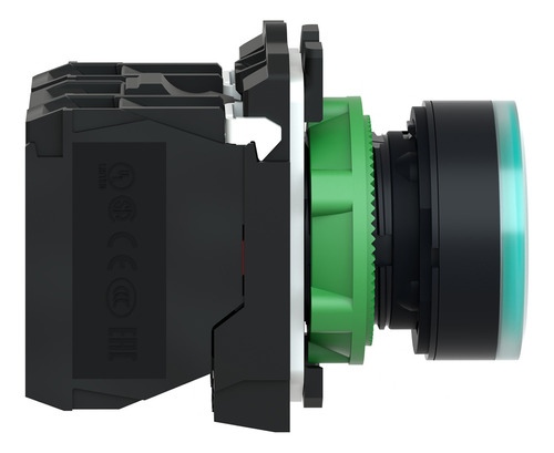 Botão Comando Pulsador Faceado Iluminado 22mm Schneider