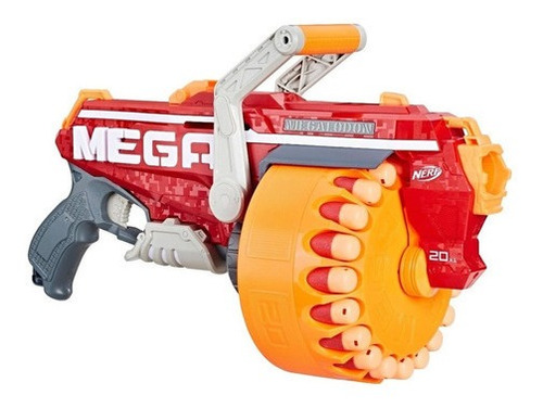 Pistola Nerf Megalodon Nerf Nstrike Mega 20 Dardos Hasbro 