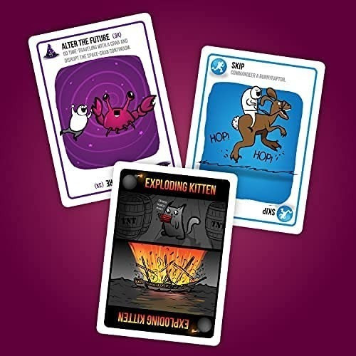 Juego De Cartas Exploding Kittens Asmodee Party Pack English
