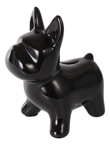 Estatua De Perro Con Forma De Alcancía, Escultura De Bulldog