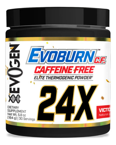Evogen Evoburn Caffeine Free 30 Servicios Sabor Victory Punch