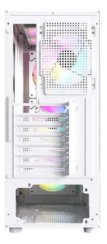 Gabinete Gamer Acegeek Lumix Midtower Lateral/vidro, Branco