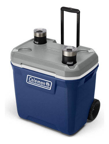 Caixa Térmica 316 Series 65 Qt 61,5l C/ Rodas Coleman Transparente