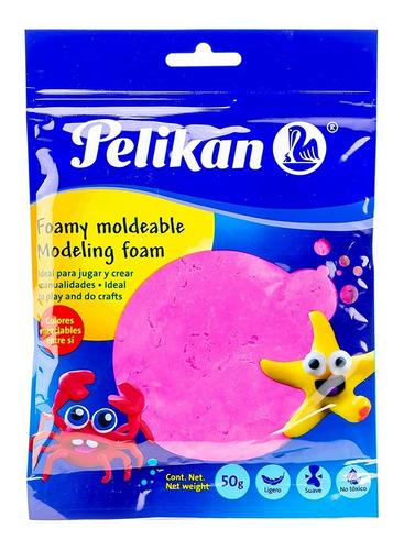 Foamy  Moldeable Rosado 50g  Pelikan 