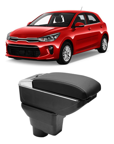 Portavasos Con Reposabrazos Negro Para Kia Rio