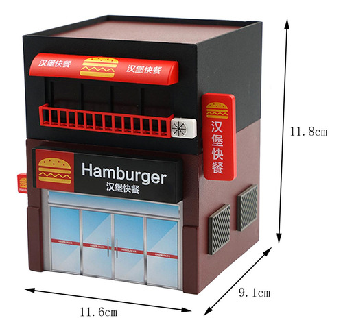 Escala 1:64 Tienda Diorama Modelo Mesa De Arena Escritorio