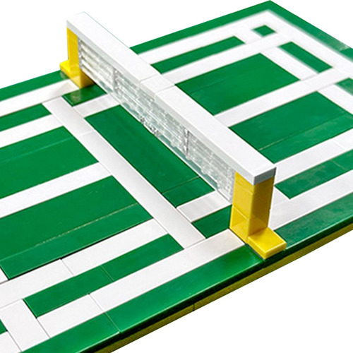 Paquete De Material Modelo De Cancha De Bádminton, Cancha