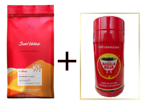 Pack Café Juan Valdez Molido Colina 454gr E Instantáneo 85gr