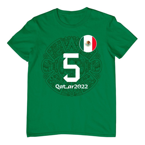 Playera Selección Mexicana Personalizada -nombre- Qatar 2022