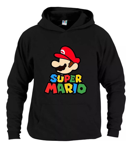 Buzo Canguro Super Mario V4 Unisex