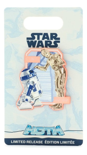 Star Wars Prendedor Pin Droids R2-d2 & C-3po Disney Store