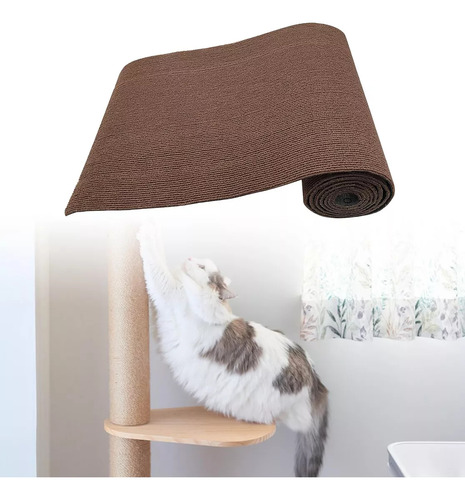 Tapete Rascador Autoadhesivo Para Gatos Diy 40 Cm X 200 Cm