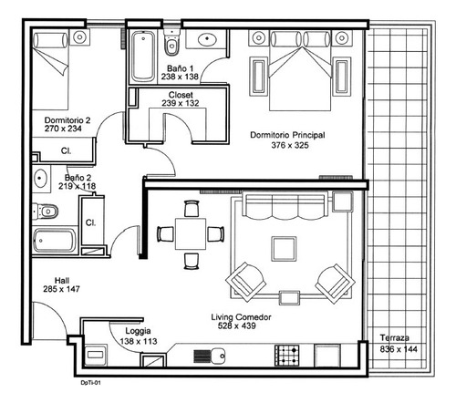 Precio Rebajado Cyber!! Depto. 2 Dorm/2 Baños Las Tranqueras