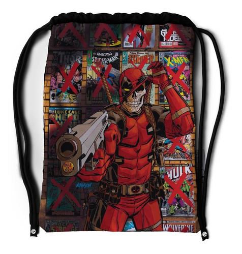 Tula Deportiva Impermeable Deadpool 2