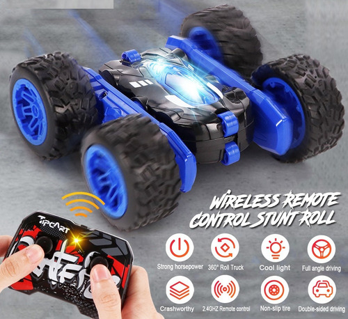 Auto A Radio Control Tip Cart Gira 360º Escala 1:28 Xdj-c020