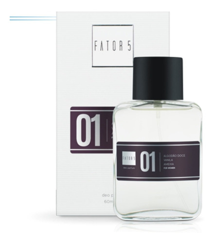 Perfume Fator 5 - Nº01 - 60ml Ref. Angel