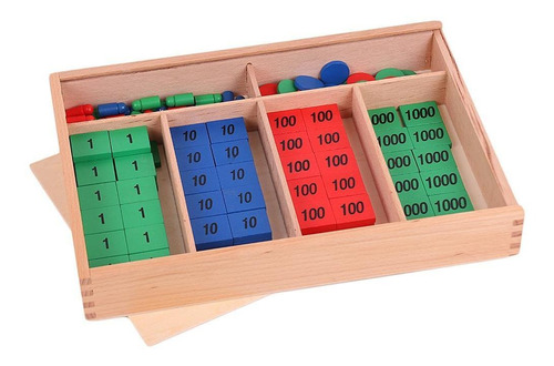 Juguete Montessori De Niños Estampillas Con Números Para