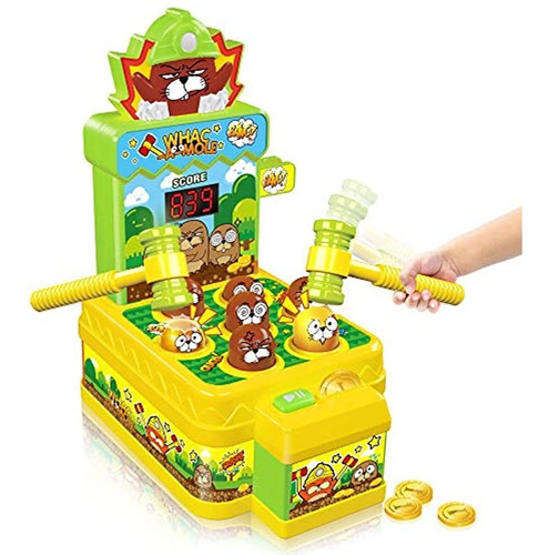 Vatos Whac-a-mole - Mini Juego De   Electrónico Con 2 m