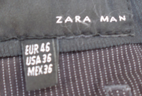 Pantalon Bermuda Zara Man Talle 36 De Algodon