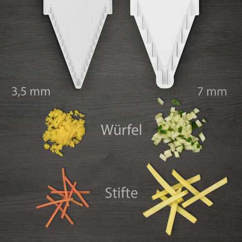 Imagen 4 de 7 de Mandolina V3 + Waffel Papa Rejilla Distribuidor Borner
