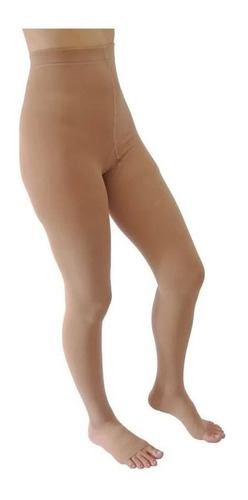 Meia Calça Venosan 20-30 Mmhg 6000 Unisex Bege S/ Ponteira