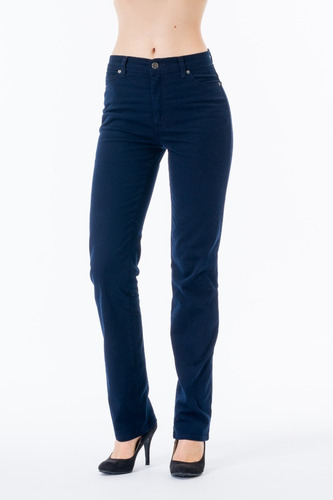 Pantalon Scandia Gabardina Stretch Recto Cintura