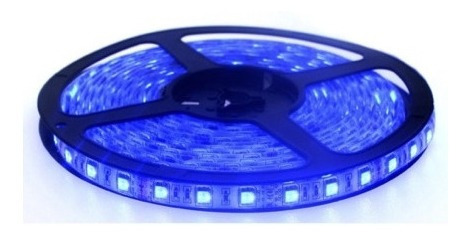 Cinta Led 12v Azul Carrete 5 Metros. Cclaz