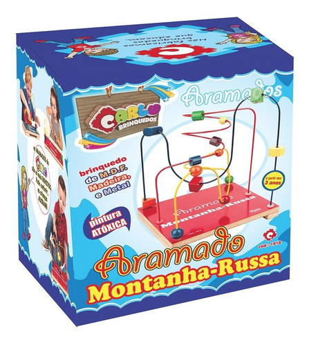 Imagem 5 de 6 de Aramado Montanha-russa Brinquedo Educativo Pedagógico Carlu