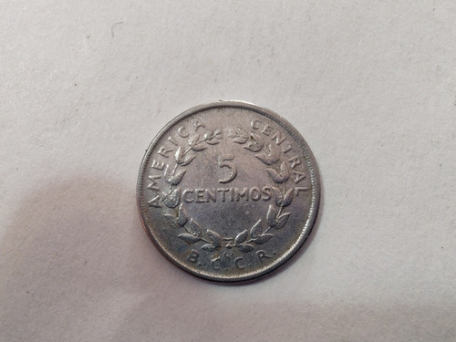Moneda Costa Rica 5 Céntimos 1953 (x1366