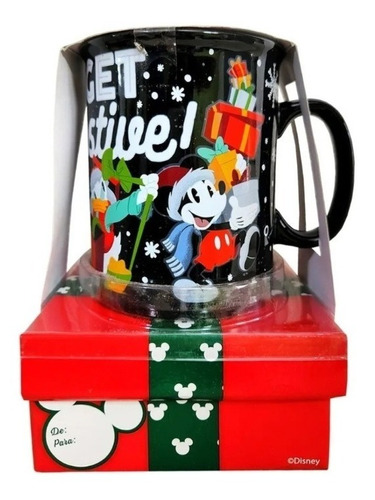 Taza Navideña Disney Mickey Mouse Varios Modelos.