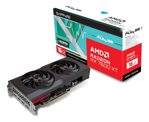 Tarjeta De Vídeo Sapphire Pulse Radeon Rx 7600 Xt 16gb