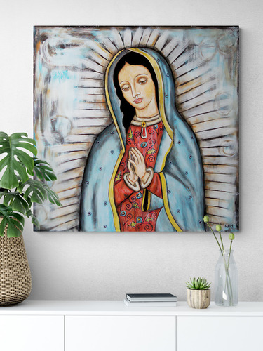 Cuadro Lienzo Tayrona Store Virgen De Guadalupe 001 70x70cm