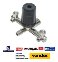 Comprar Regulador De Saida De Ar Para Compressor Intech V8 Brasil 