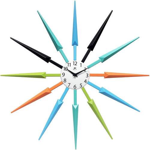 Infinity Instruments Celeste - Reloj De Pared Multicolor De