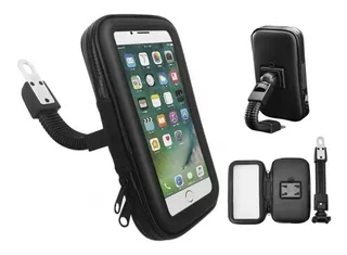 Portacelular Funda Proteccion Moto Soporte Para Espejo Sa12