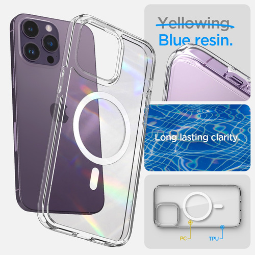 Case Funda Spigen Ultra Hybrid Magsafe iPhone 14 Pro 6.1