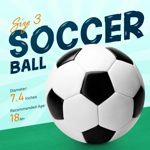 Balón De Fútbol Tamaño 5 Para Niños Y Adultos Con Bomba Y Bo