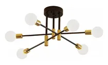 Comprar Lampara Colgante De Iluminación Para Hogar 6 Luces Bombillos