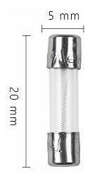 Imagen 2 de 3 de Fusible De Accion Lenta Tancolee 10a 5x20mm 10amp Fusible De
