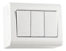 Comprar Caixa De Sobrepor Com 3 Interruptores 10a 250v Tramontina