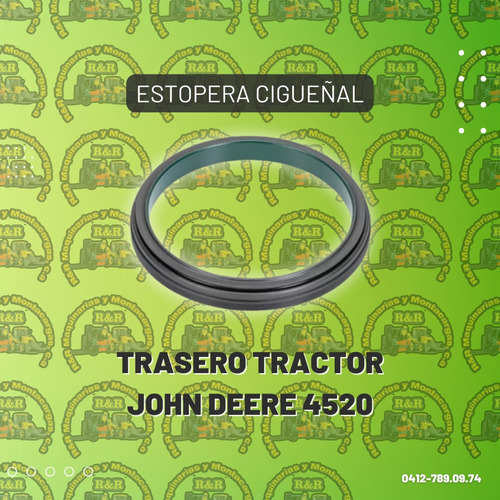 Estopera De Cigueñal Trasero Tractor John Deere 4520