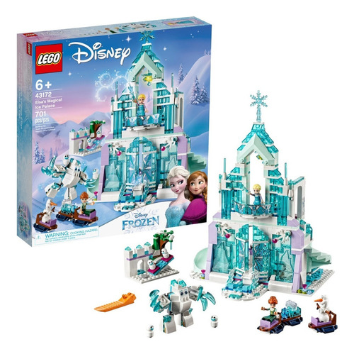 Kit Lego Disney Frozen Palacio Mágico De Hielo De Elsa 43172