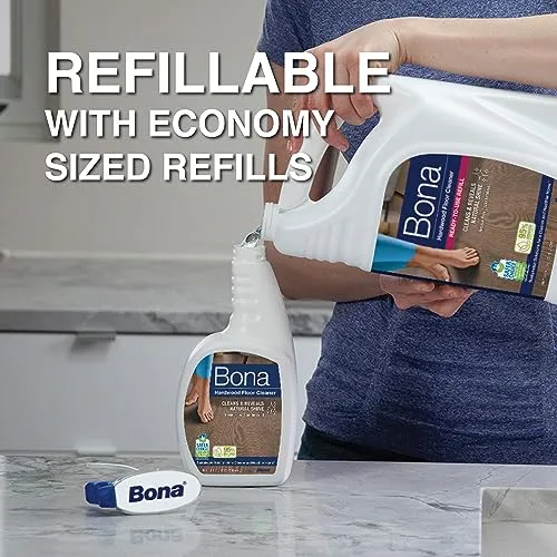Limpiador Para Suelos De Madera Bona - 32 Oz - Sin Fragancia
