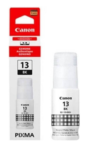 Botella Tinta Canon Gi-13 Negro 70 Ml Original Nuevos