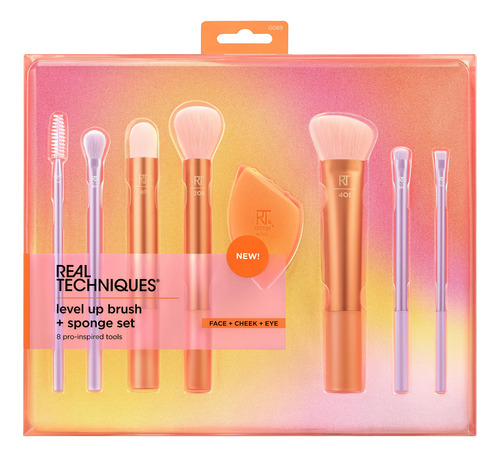 Kit De Brochas Y Esponjas De Maquillaje Real Techniques Leve